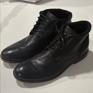 Men’s Rockport Black Leather Men's Shoes 10